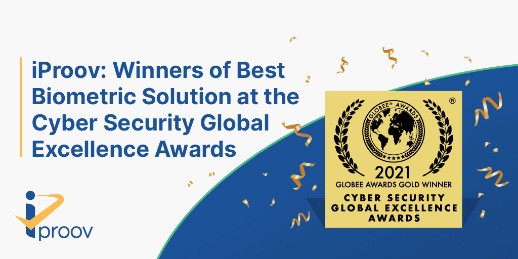iProov wins the Globee Best Biometric Solution Award 2021 image