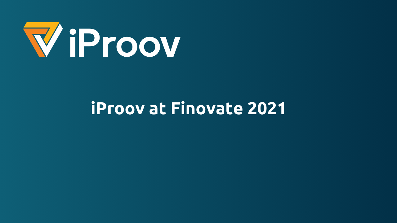iProov na Finovate 2021
