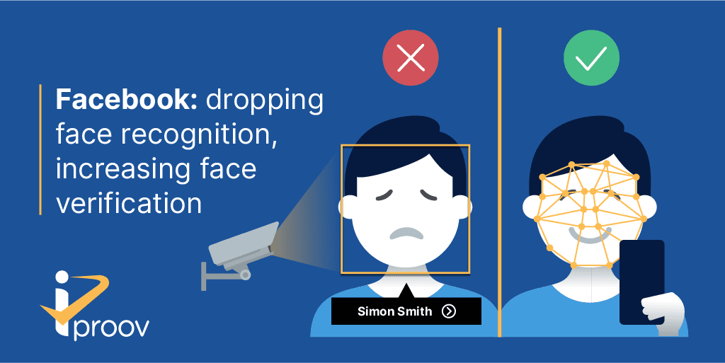 facebook (meta) scraps face recognition, clarifying difference from face verification