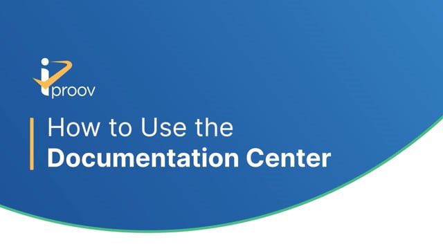 How to use the documentation center