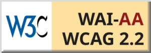WCAG W3c 2.2 AA Certification Logo