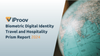 Prism travel hospitality report digital identity copertina del rapporto con immagine del globo
