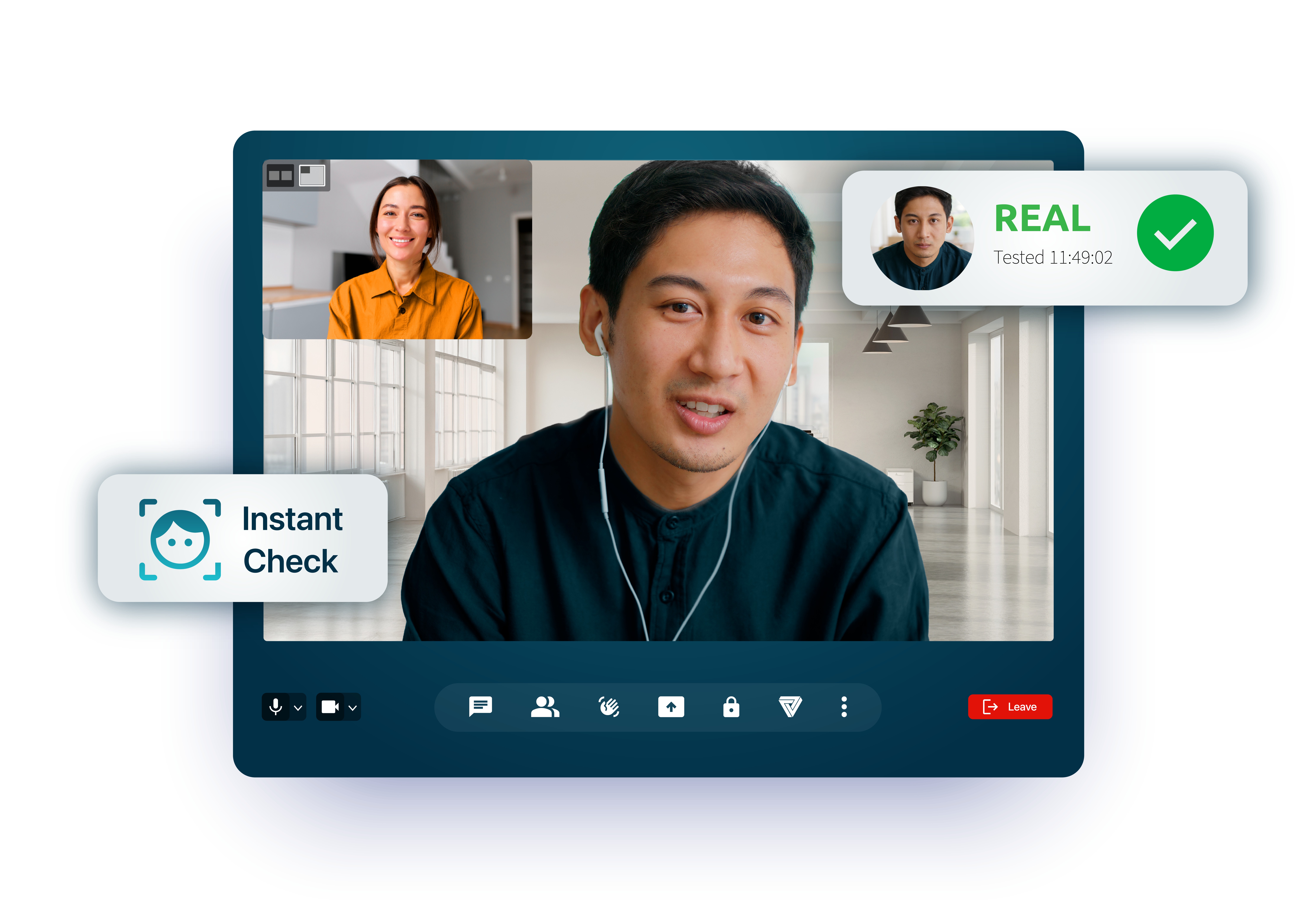 iProov Verified Meetings Real Pass Image iProov Verified Meetings Real Pass Image |