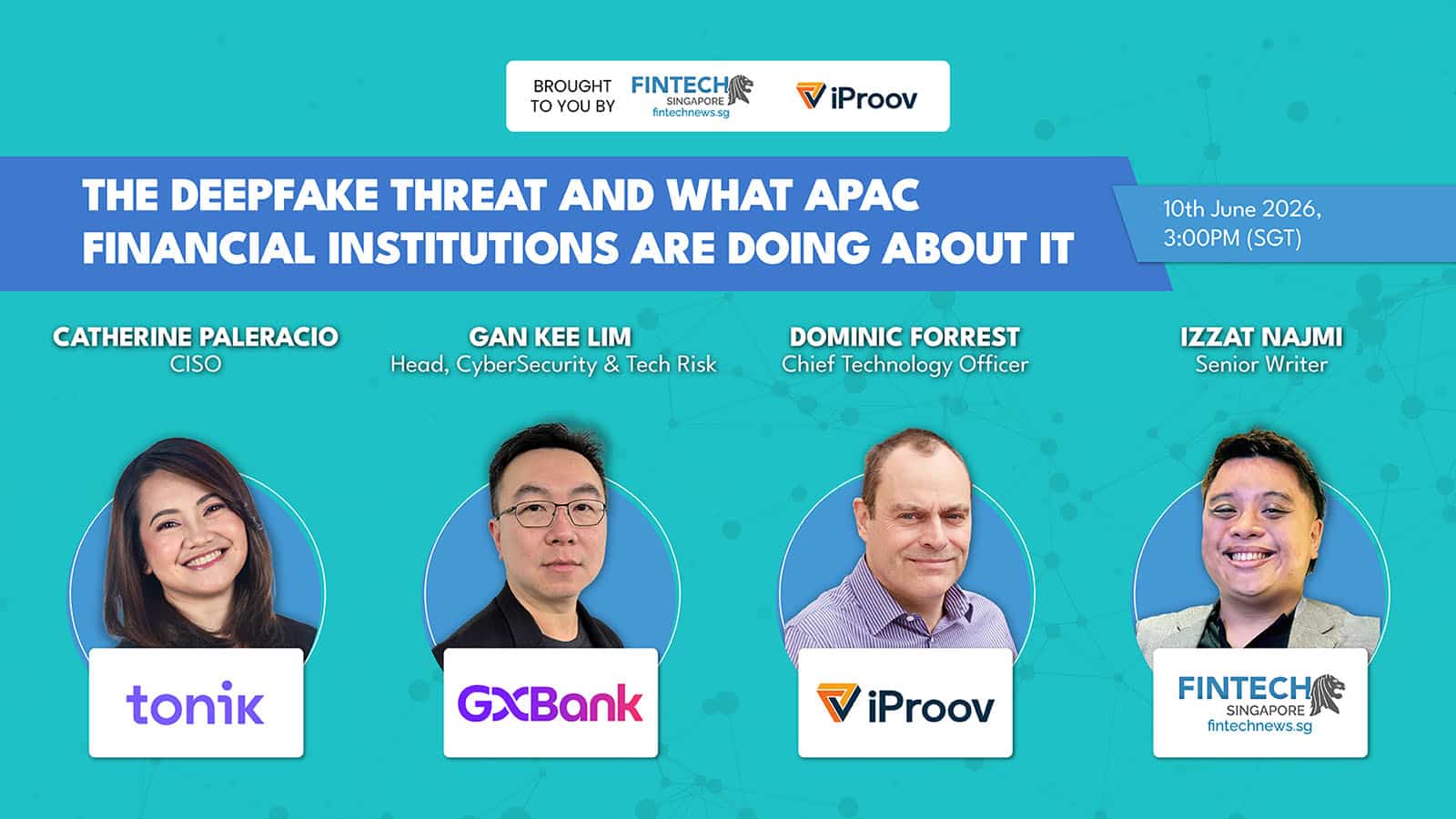 Webinar sobre as ameaças do deepfake no setor financeiro